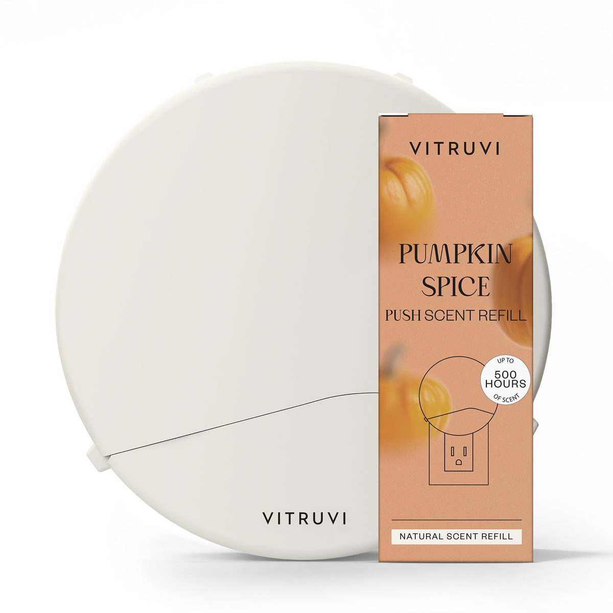 Push Plug-in Wall Diffuser – Starter Kit with Pumpkin Spice Refill