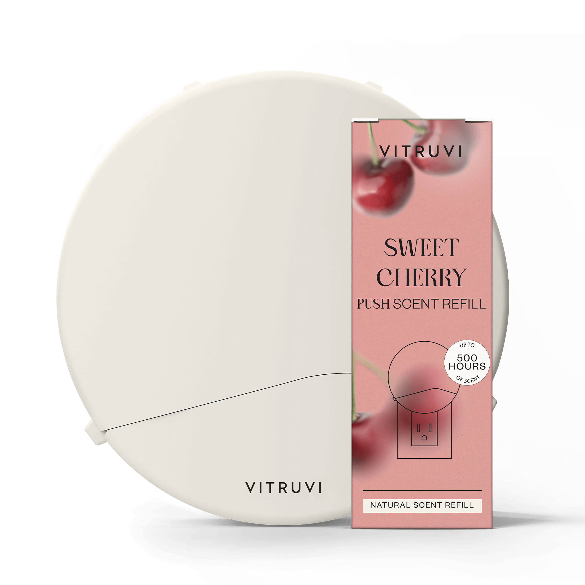 Push Plug-in Wall Diffuser – Starter Kit with Sweet Cherry Refill