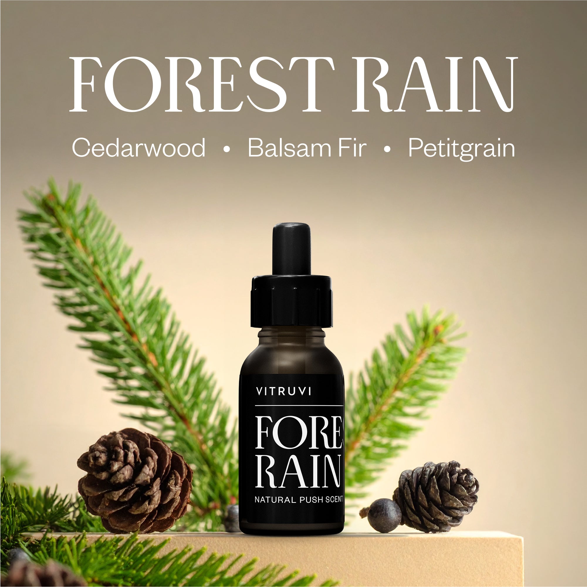 Push Plug-in Wall Diffuser – Starter Kit with Forest Rain Refill